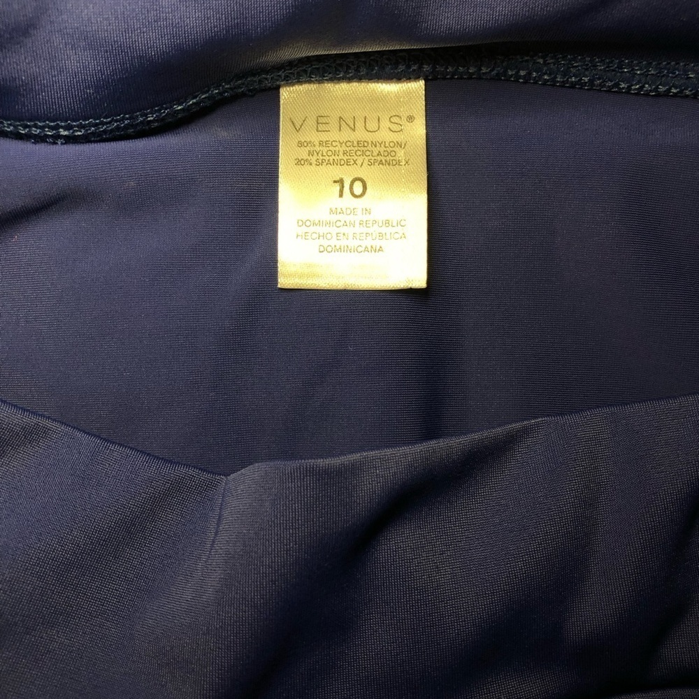 VENUS Blue Swim Skorts with Flared Skirt Overlay sizes 8 16 and 10 NWOT - Picture 13 of 13